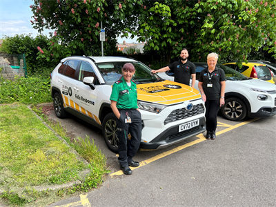 St John Ambulance Fall Response Vehicle